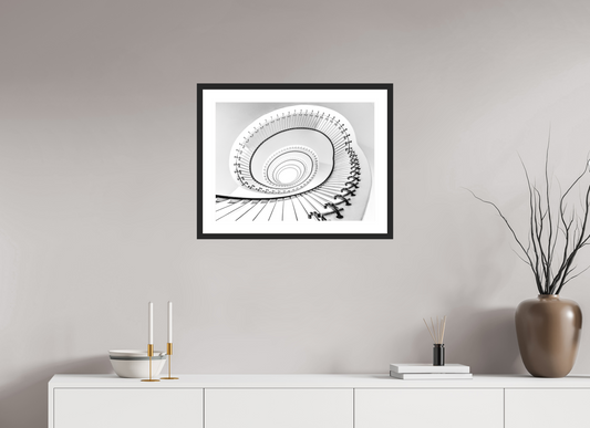 60 x 45 cm, Hahnemühle Photo Rag, Frame 20mm black, Passepartout white, Front glass matt TUNING FORKS