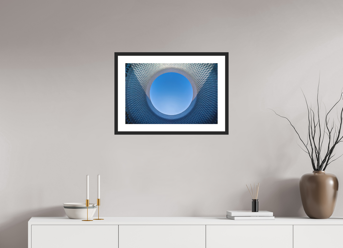 60 x 40 cm, Hahnemühle Photo Rag, Frame 20mm black, Passepartout white, Front glass matt OCULUS - Basel