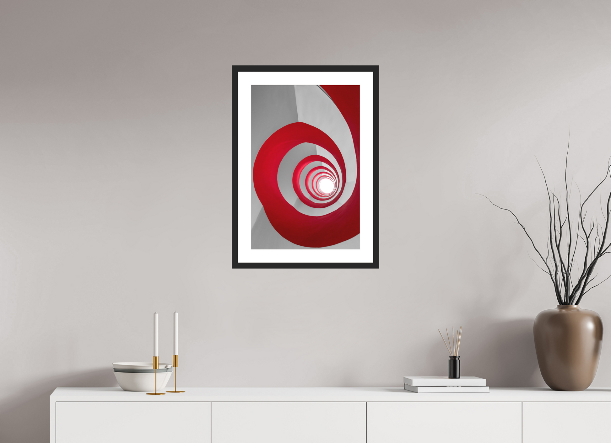 40 x 60 cm, Hahnemühle Photo Rag, Frame 20mm black, Passepartout white, Front glass matt SATIN RIBBON