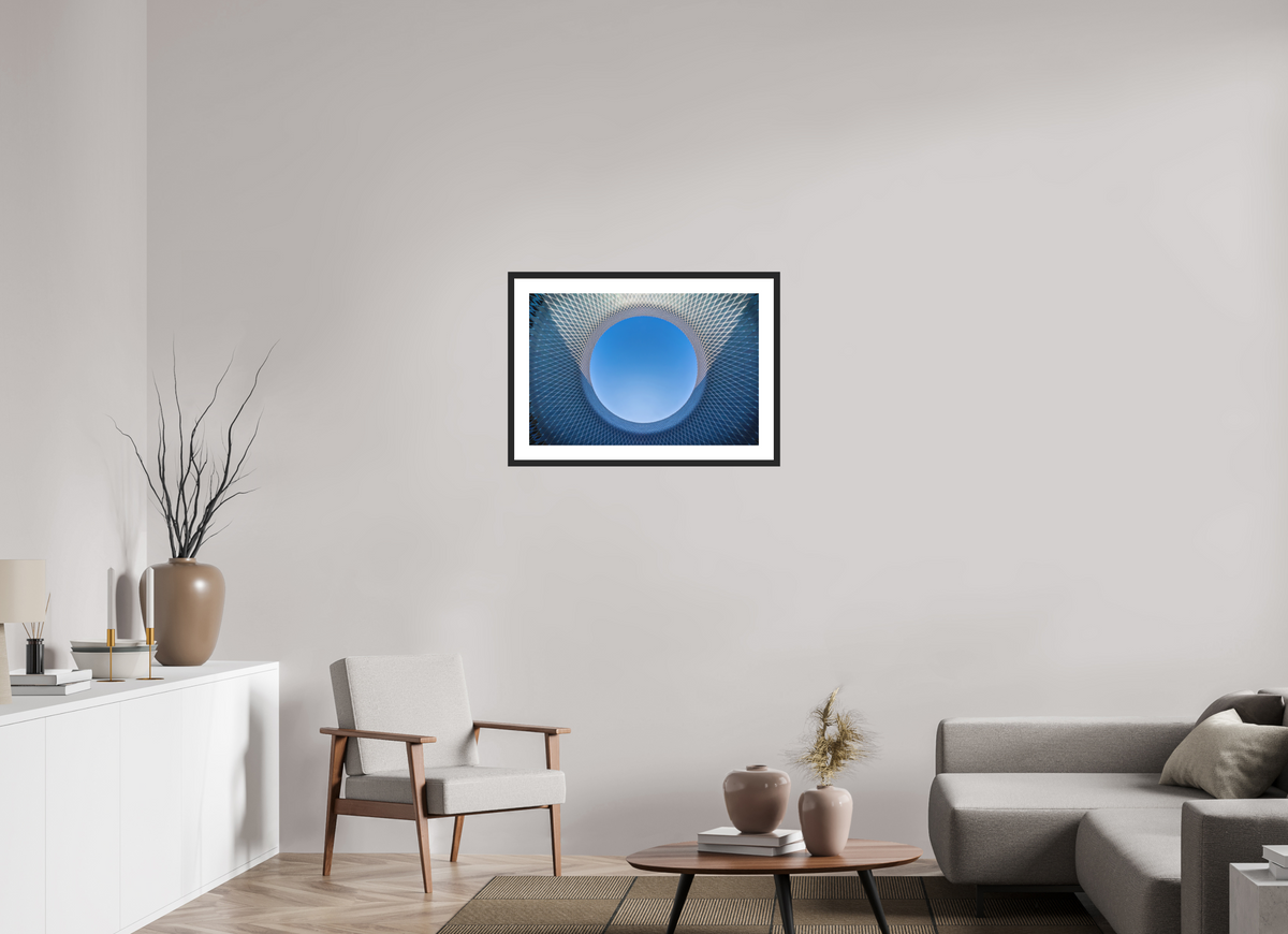 75 x 50 cm, Hahnemühle Photo Rag, Frame 20mm black, Passepartout white, Front glass matt OCULUS - Basel